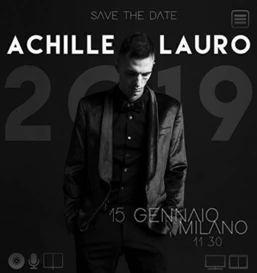 Achille Lauro: un libro, Sanremo, un disco, un docufilm per un 2019 esplosivo